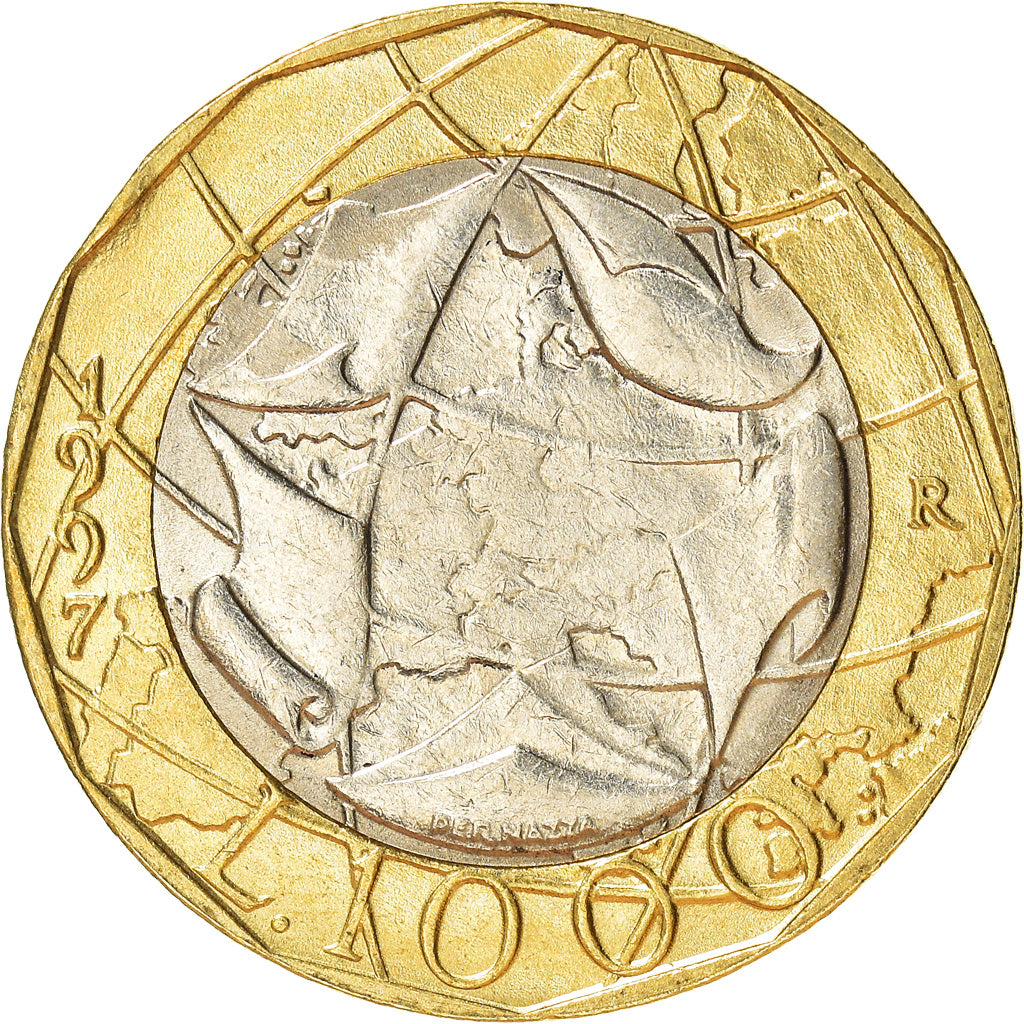 Monnaie, Italie, 1000 Lire, 1997, Rome, TTB+, Bimétallique, KM:190
