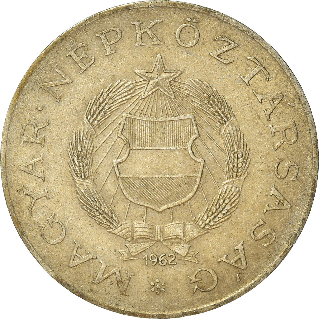 Coin, Hungary, 2 Forint, 1962, Budapest, VF(30-35), Copper-Nickel-Zinc, KM:556a