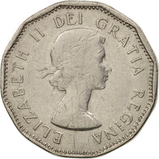 Canada, Elizabeth II, 5 Cents, 1961, Royal Canadian Mint, Ottawa, TTB, Nickel