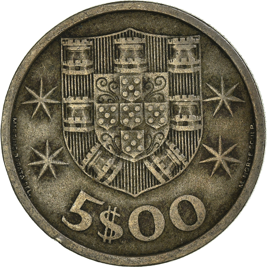Monnaie, Portugal, 5 Escudos, 1966, TB+, Cupro-nickel, KM:591