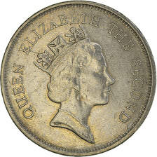 Münze, Hong Kong, Elizabeth II, Dollar, 1991, SS, Kupfer-Nickel, KM:63