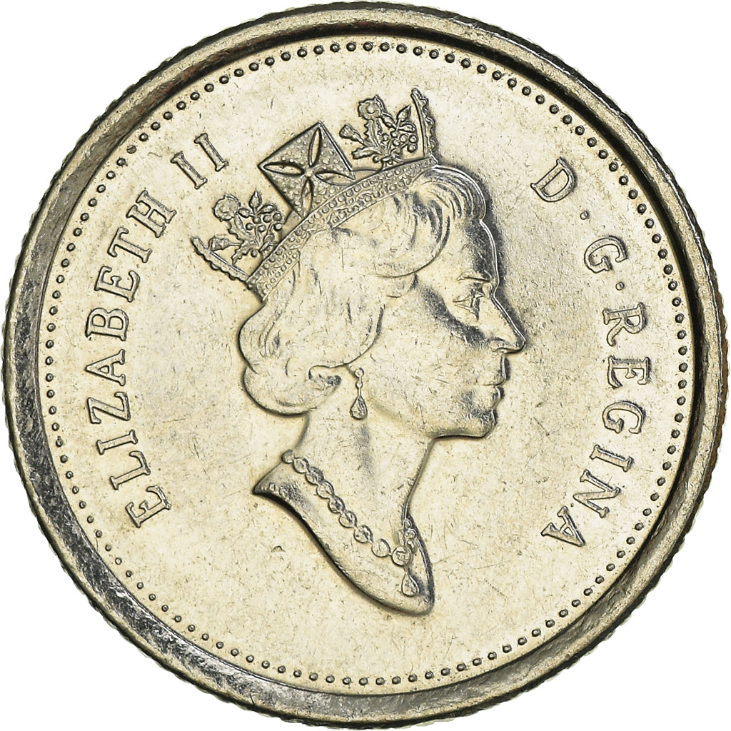 Moneda, Canadá, Elizabeth II, 10 Cents, 1998, Royal Canadian Mint, Ottawa, EBC
