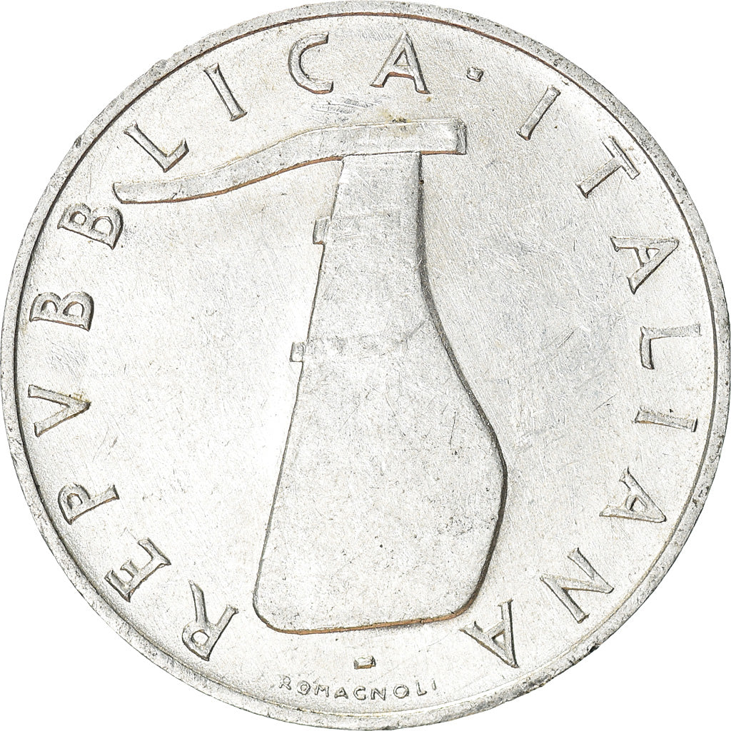 Munten, Italië, 5 Lire, 1954