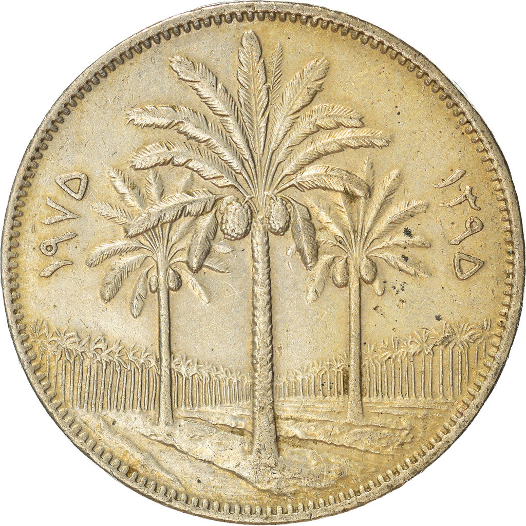 Moneta, Irak, 100 Fils, 1975