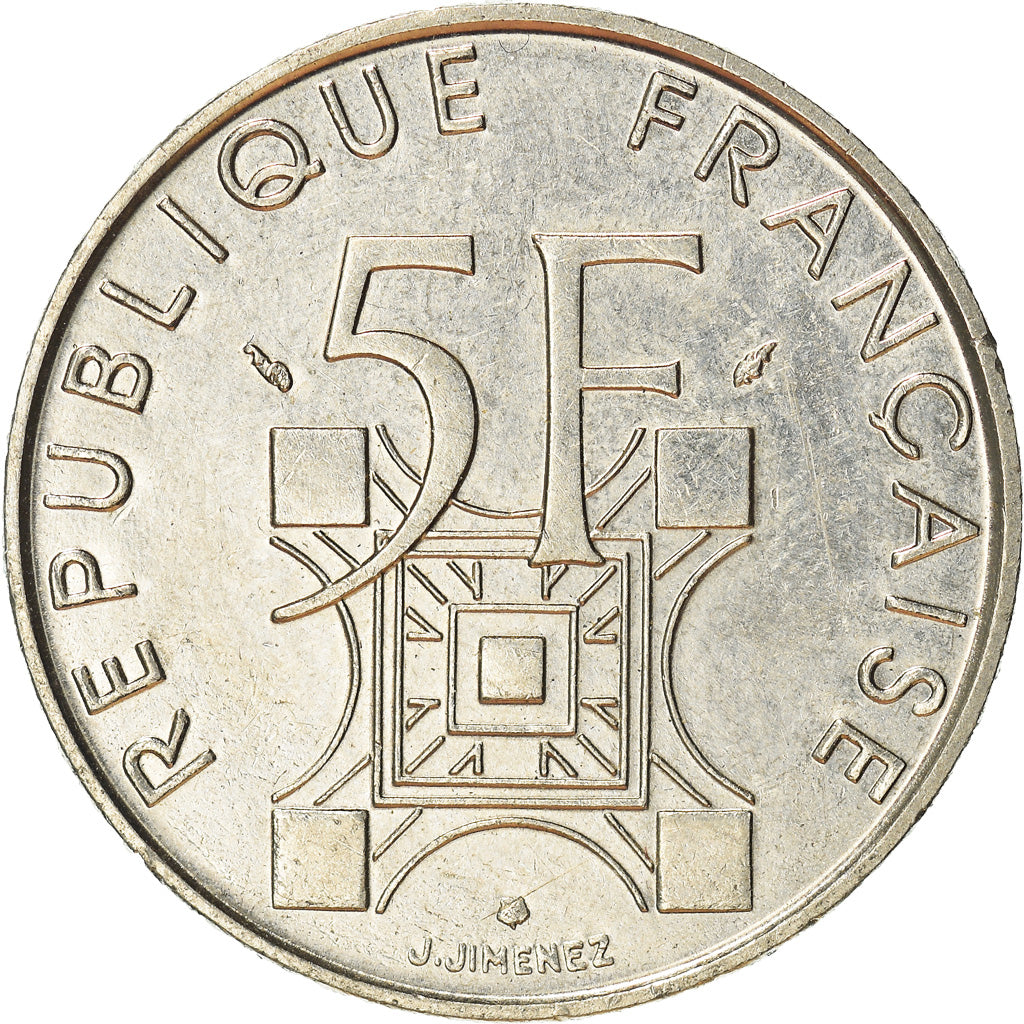 Coin, France, 5 Francs, 1989