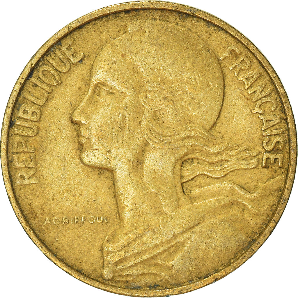 Coin, France, 10 Centimes, 1962