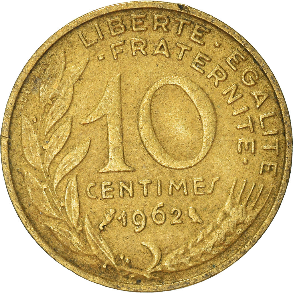Coin, France, 10 Centimes, 1962