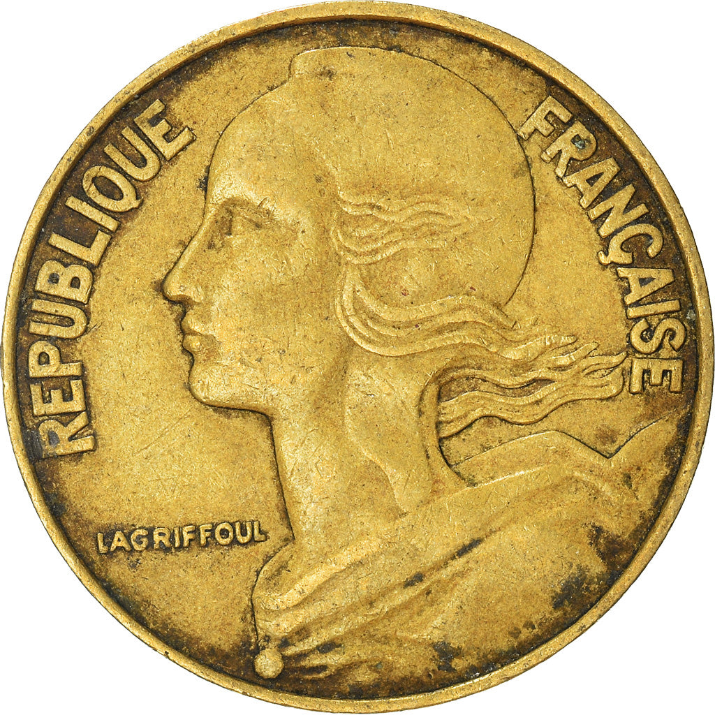 Moeda, França, 20 Centimes, 1982
