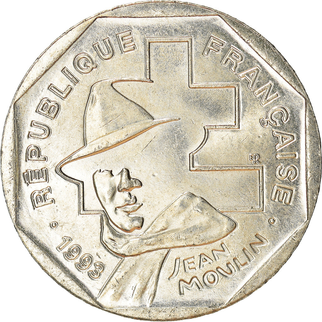 Moneta, Francia, 2 Francs, 1993
