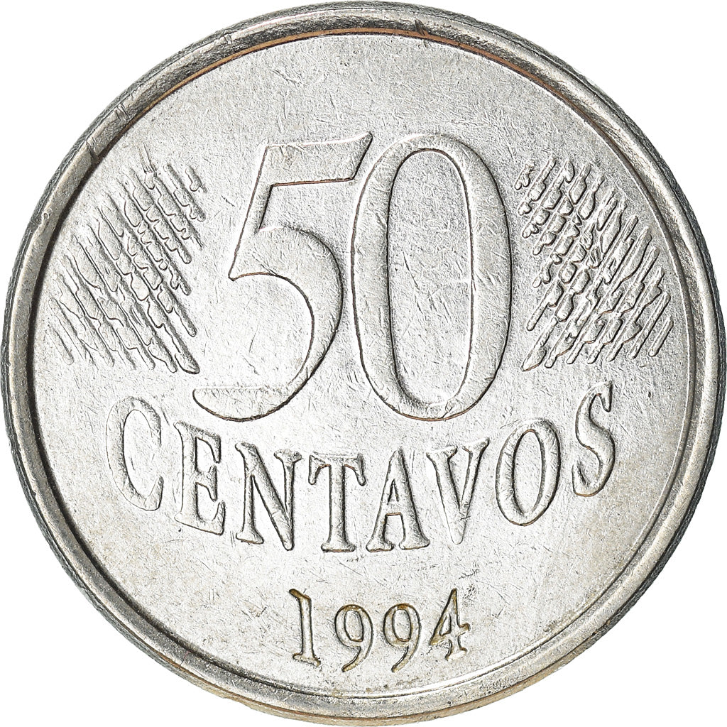 Moeda, Brasil, 50 Centavos, 1994