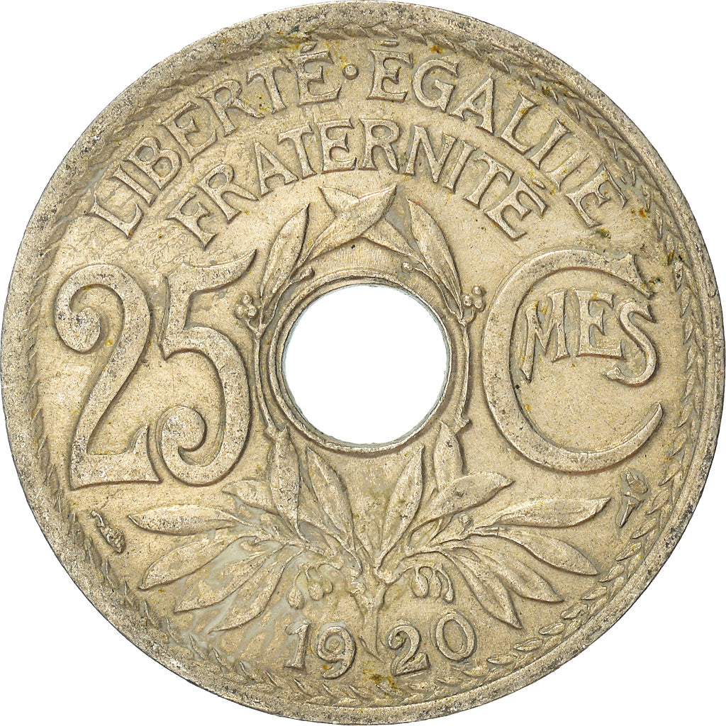 Moneta, Francia, 25 Centimes, 1920