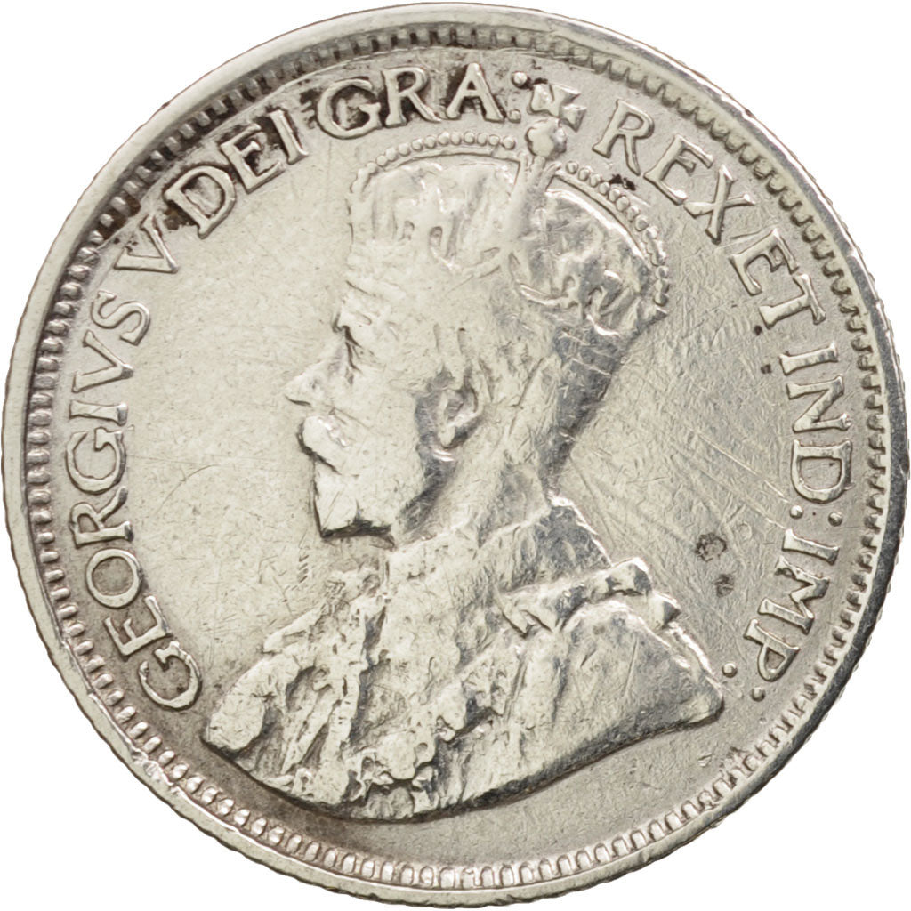 Canada, George V, 10 Cents, 1915, Royal Canadian Mint, Ottawa, VF(30-35)