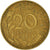 Moneta, Francja, 20 Centimes, 1964