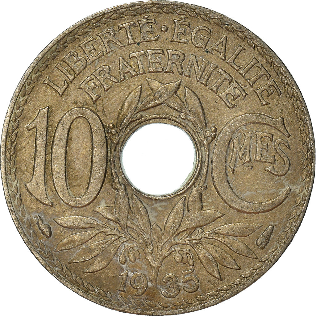Coin, France, 10 Centimes, 1935