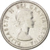 Coin, Canada, Elizabeth II, 10 Cents, 1962, Royal Canadian Mint, Ottawa