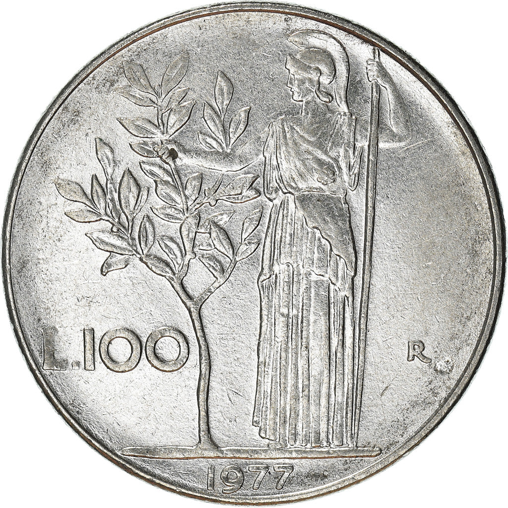 Moneda, Italia, 100 Lire, 1977