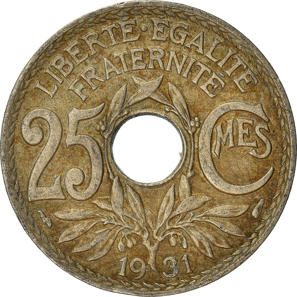 Moneta, Francia, 25 Centimes, 1931