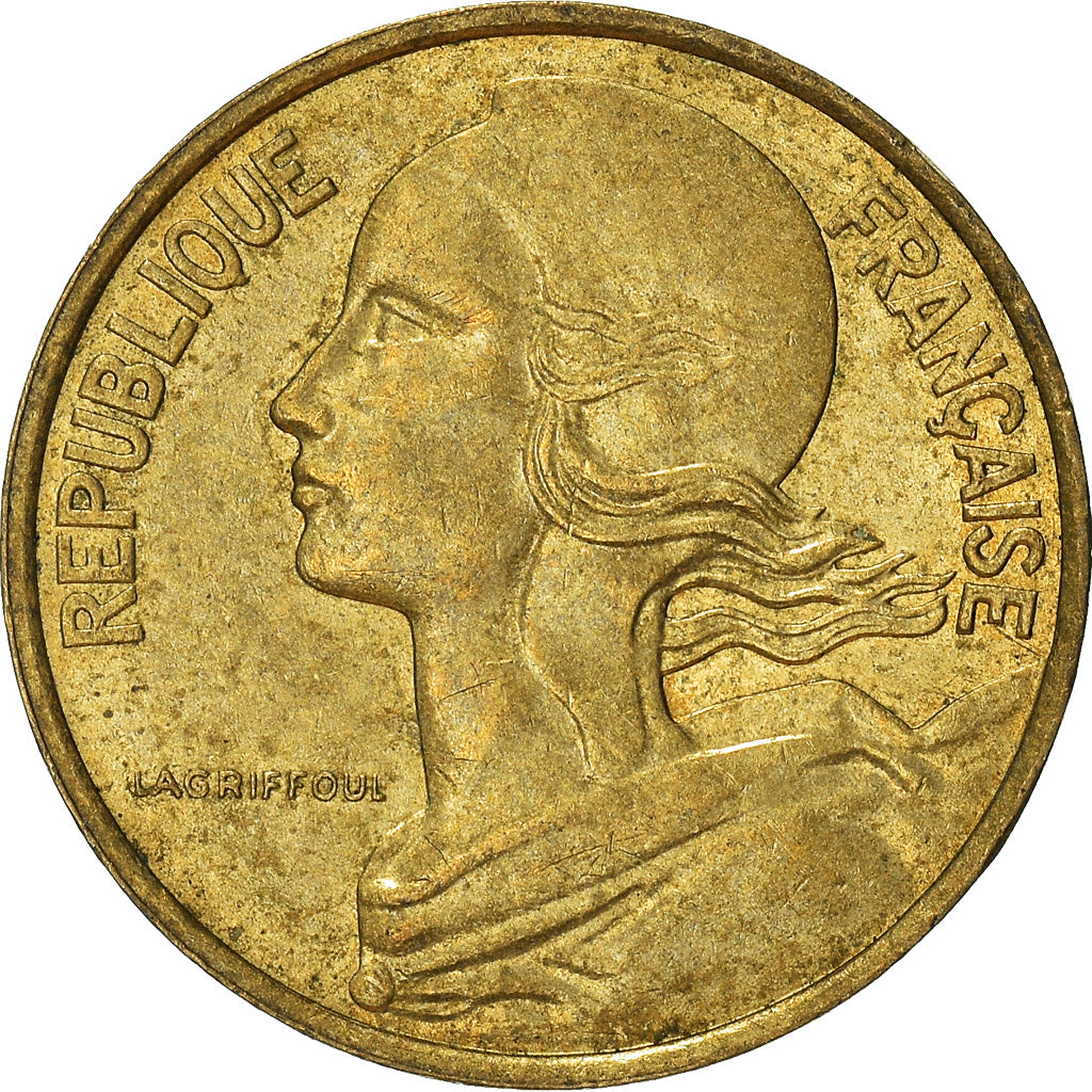 Coin, France, 10 Centimes, 1976