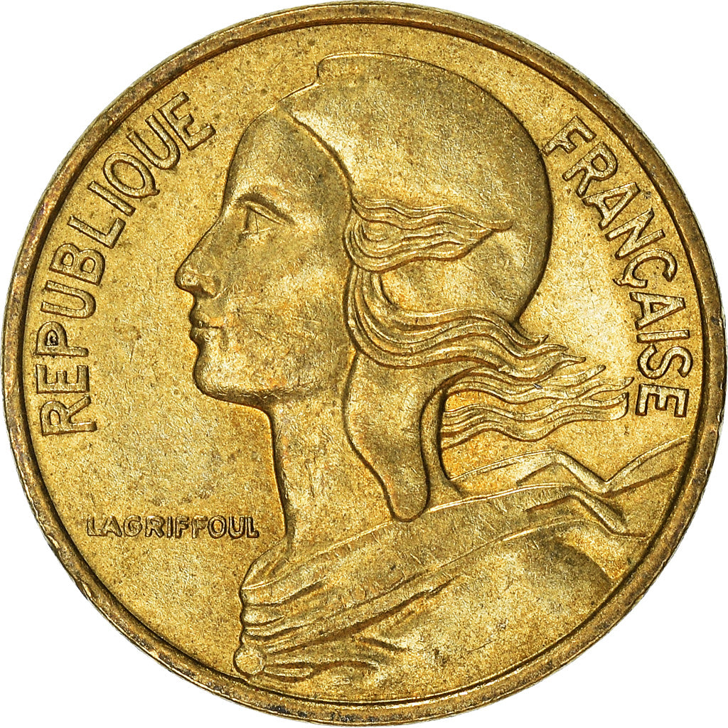 Moeda, França, 5 Centimes, 1986