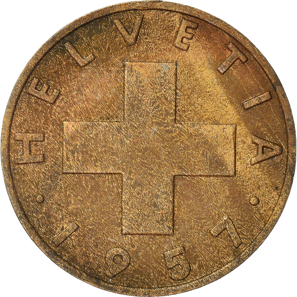 Moneta, Svizzera, 2 Rappen, 1951