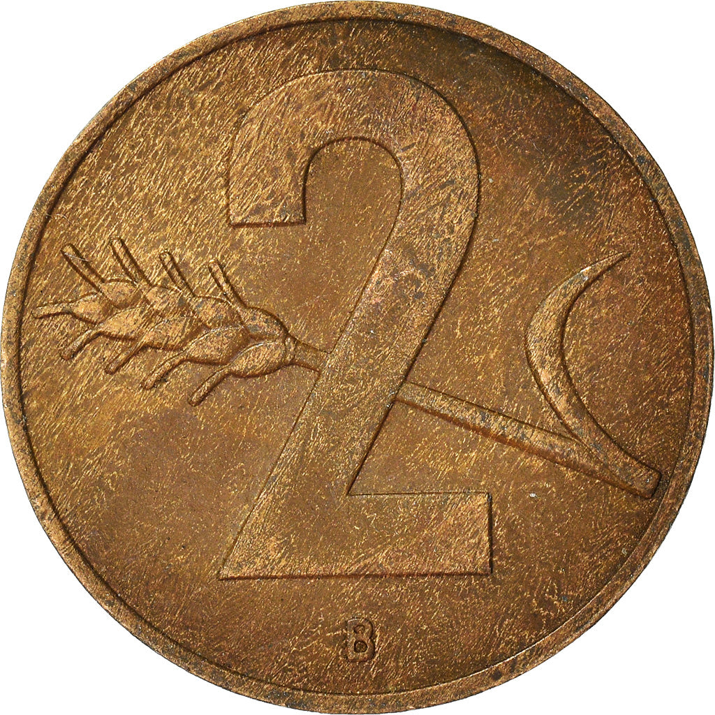 Moneta, Svizzera, 2 Rappen, 1951