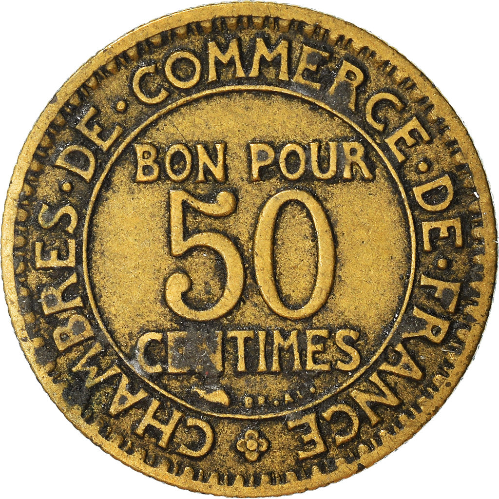 Moneda, Francia, 50 Centimes, 1922