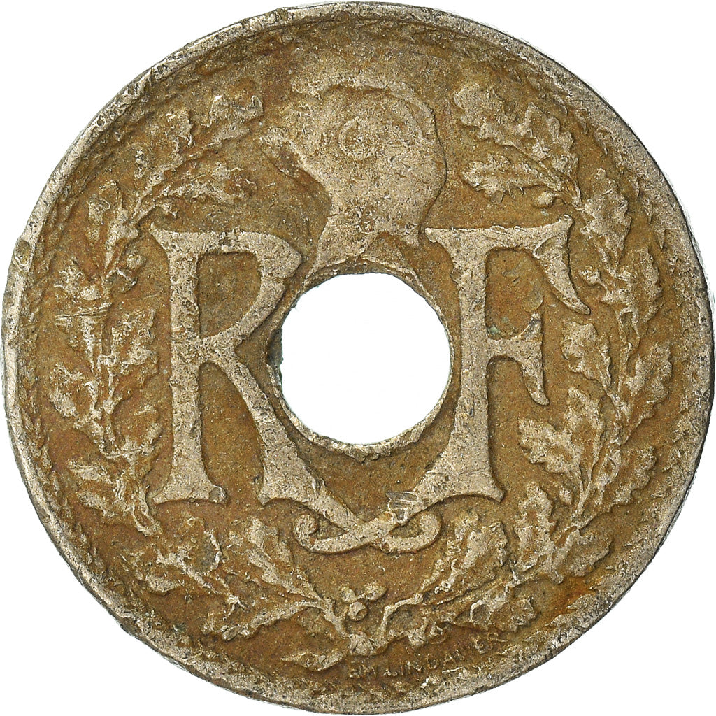Moeda, França, 5 Centimes, 1925