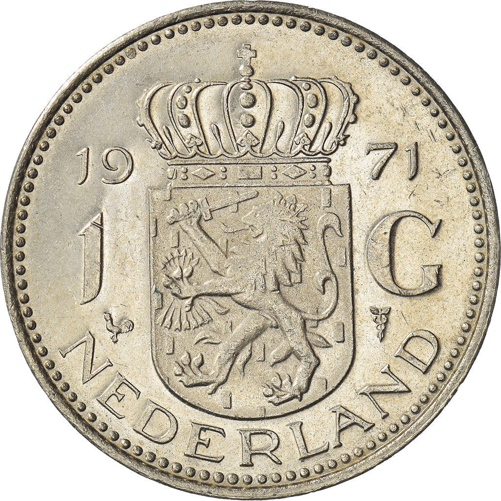 Münze, Niederlande, Gulden, 1971