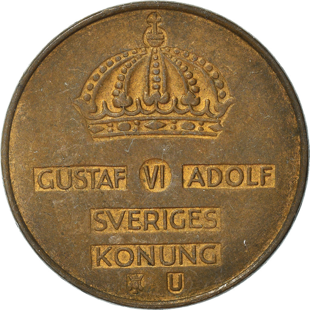 Moneta, Svezia, 5 Öre, 1962
