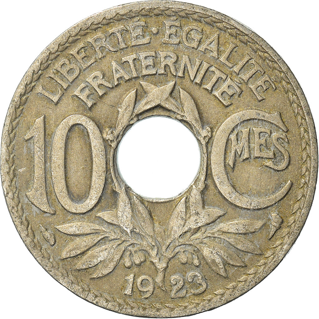 Coin, France, 10 Centimes, 1923