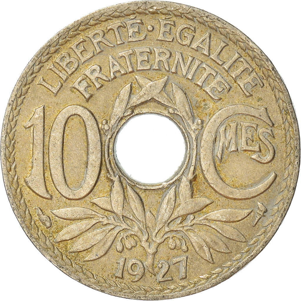 Coin, France, 10 Centimes, 1927
