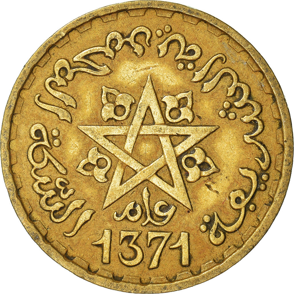 Coin, Morocco, 10 Francs, 1371