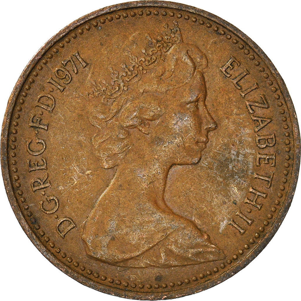 Moneta, Wielka Brytania, New Penny, 1971