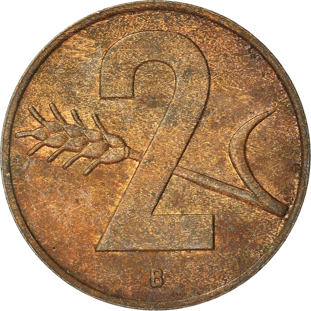 Moneta, Szwajcaria, 2 Rappen, 1951
