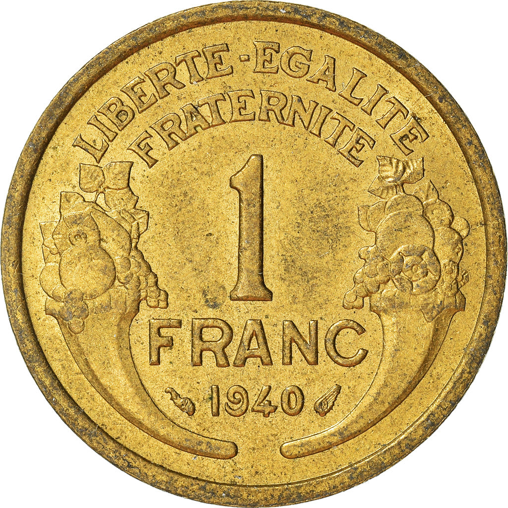 Monnaie, France, Franc, 1940