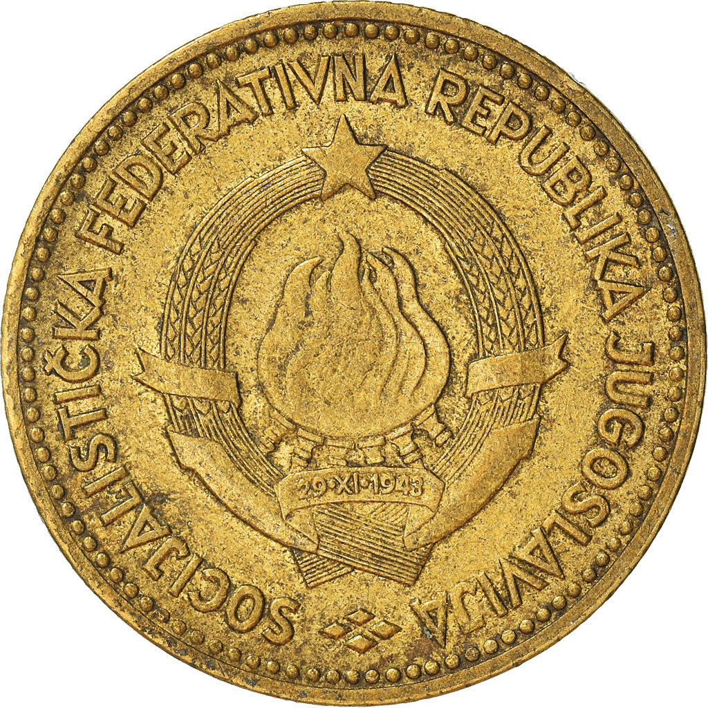 Münze, Jugoslawien, 10 Dinara, 1963