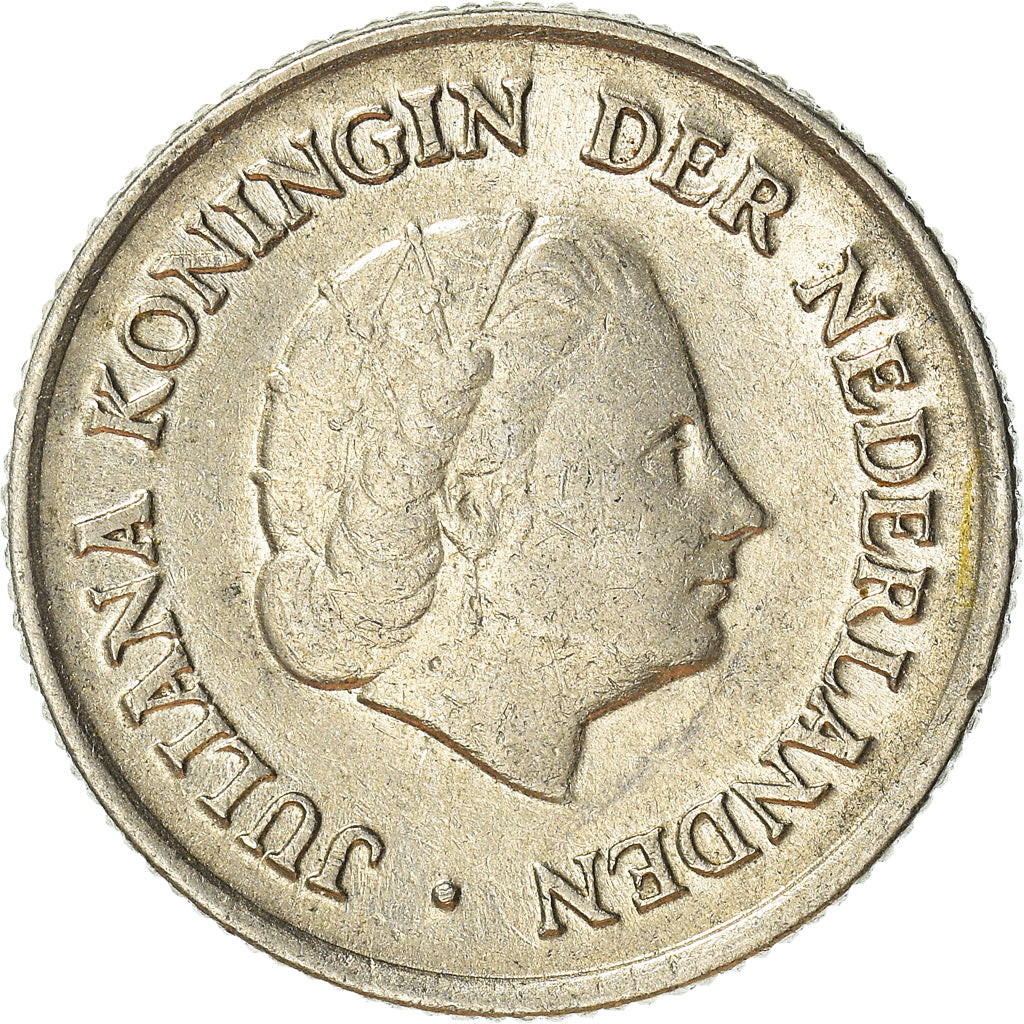 Münze, Niederlande, 25 Cents, 1950