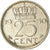 Moeda, Países Baixos, 25 Cents, 1950