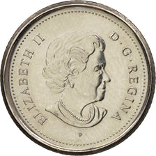 Canada, Elizabeth II, 10 Cents, 2004, Royal Canadian Mint, MS(63), Nickel plated