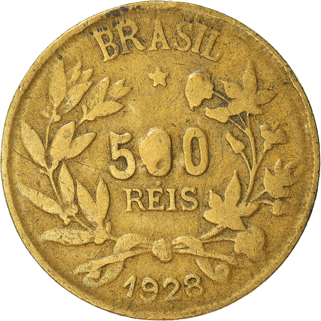 Moeda, Brasil, 500 Reis, 1928