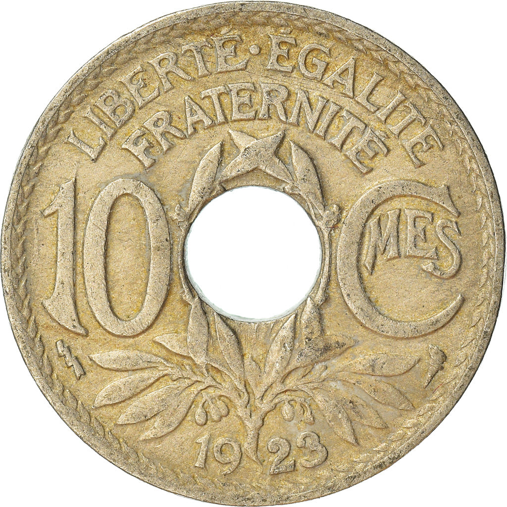 Coin, France, 10 Centimes, 1923