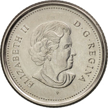 Canada, Elizabeth II, 10 Cents, 2005, Royal Canadian Mint, MS(60-62), Nickel