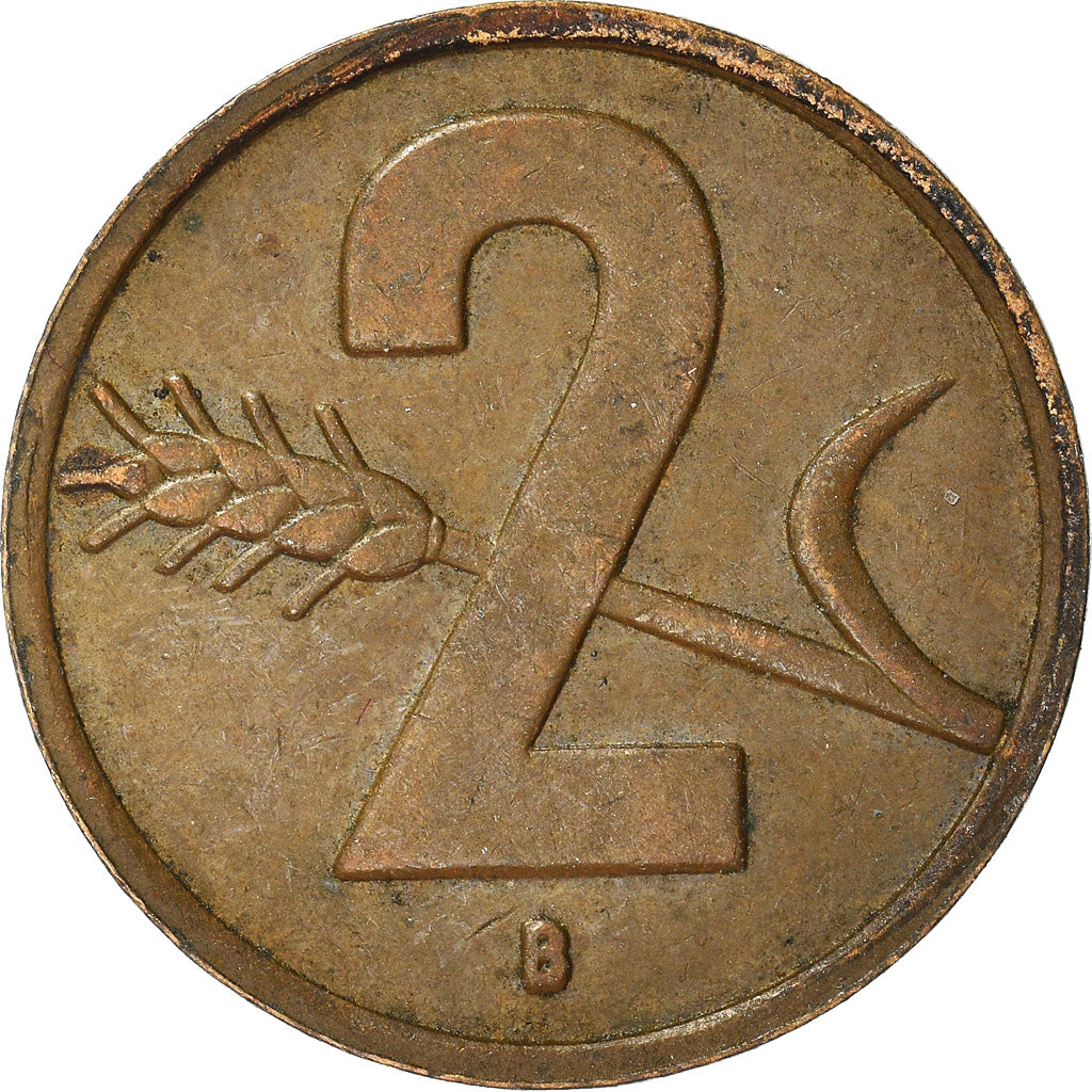 Monnaie, Suisse, 2 Rappen, 1951
