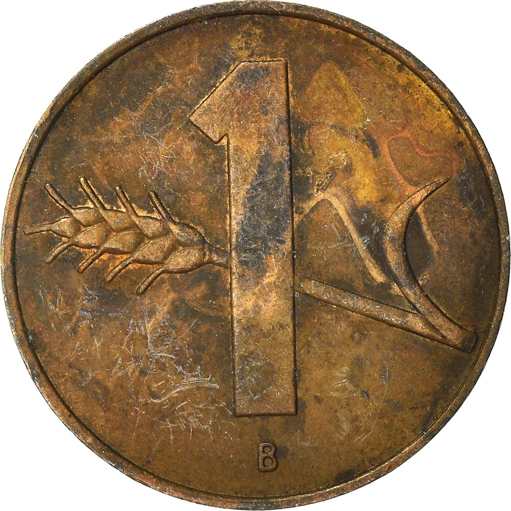 Moneta, Szwajcaria, Rappen, 1958