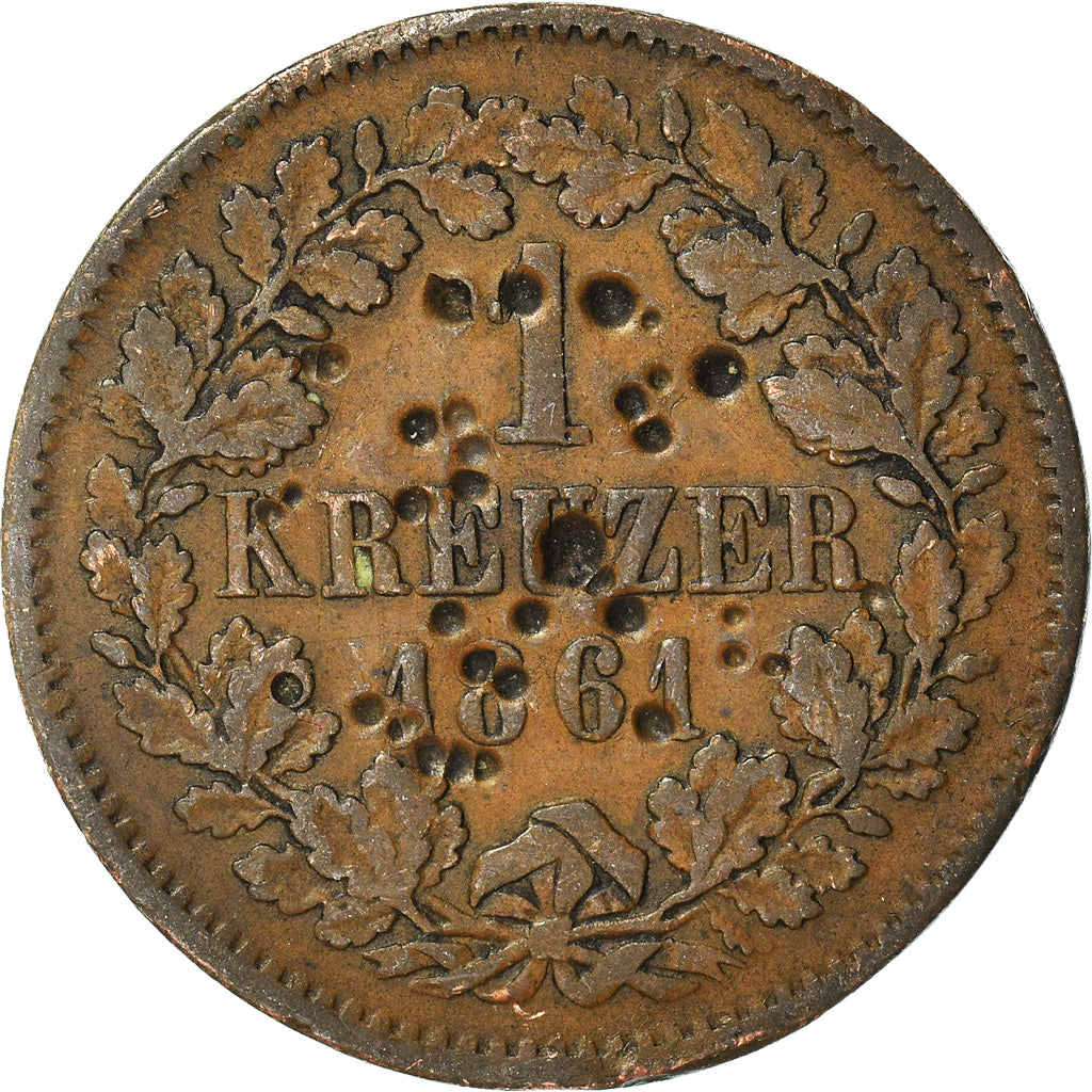 German States, Kreuzer, 1861