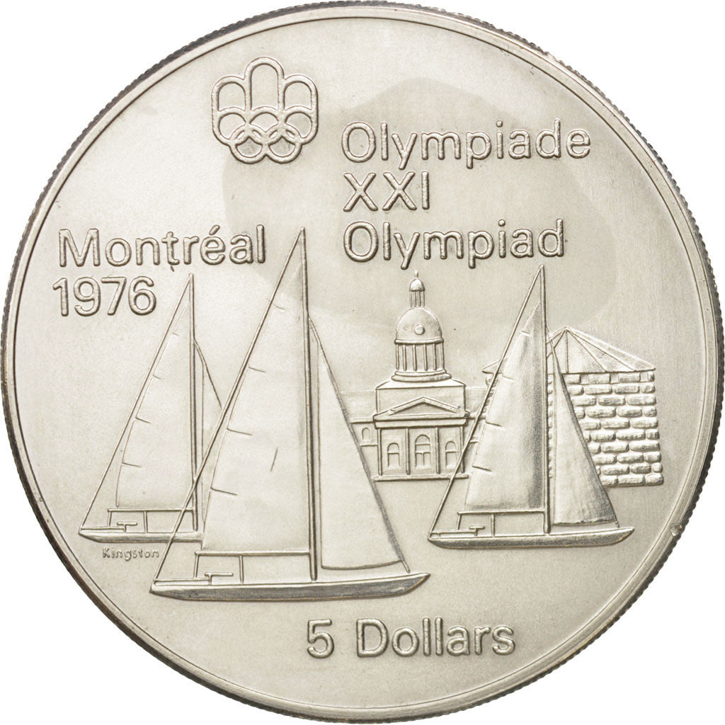 Coin, Canada, Elizabeth II, 5 Dollars, 1973, Royal Canadian Mint, Ottawa
