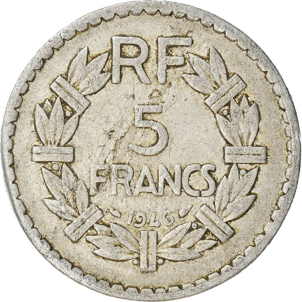 Moneda, Francia, 5 Francs
