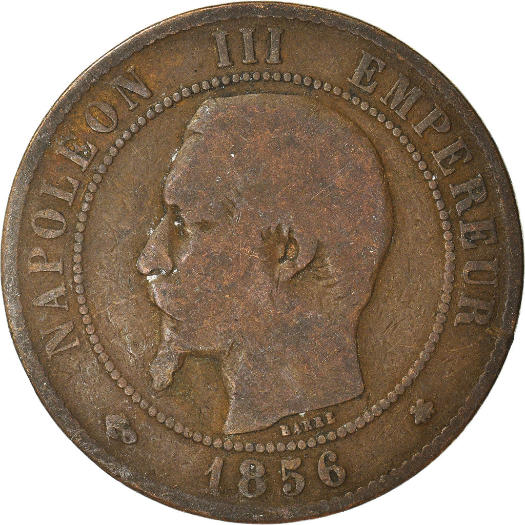 Moneta, Francia, 10 Centimes, 1856