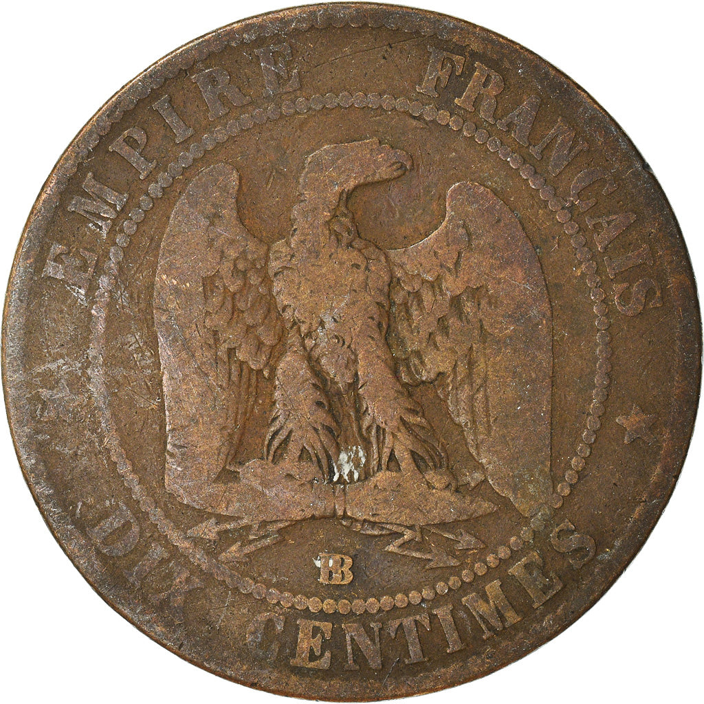 Moneta, Francia, 10 Centimes, 1856