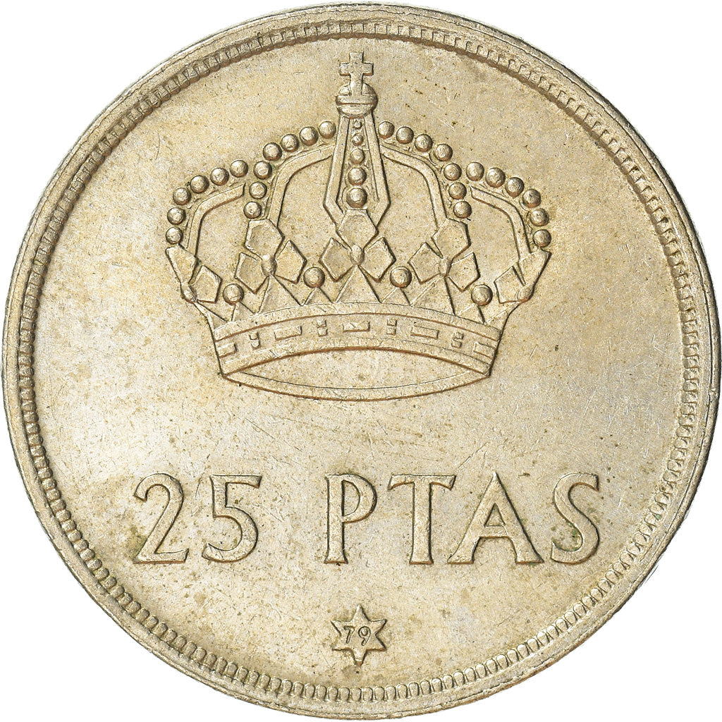 Moneta, Spagna, 25 Pesetas, 1975 (79)